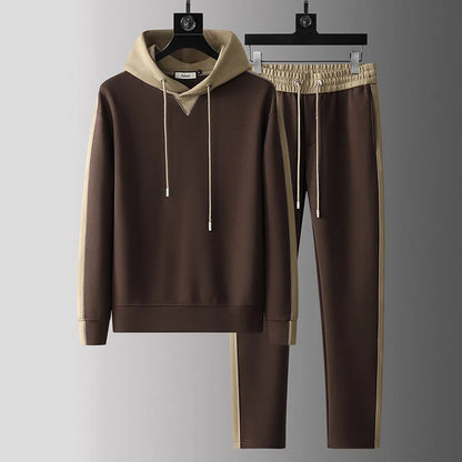 Freddie Two-Piece Set | Colorblock Drawstring Men's Tracksuit