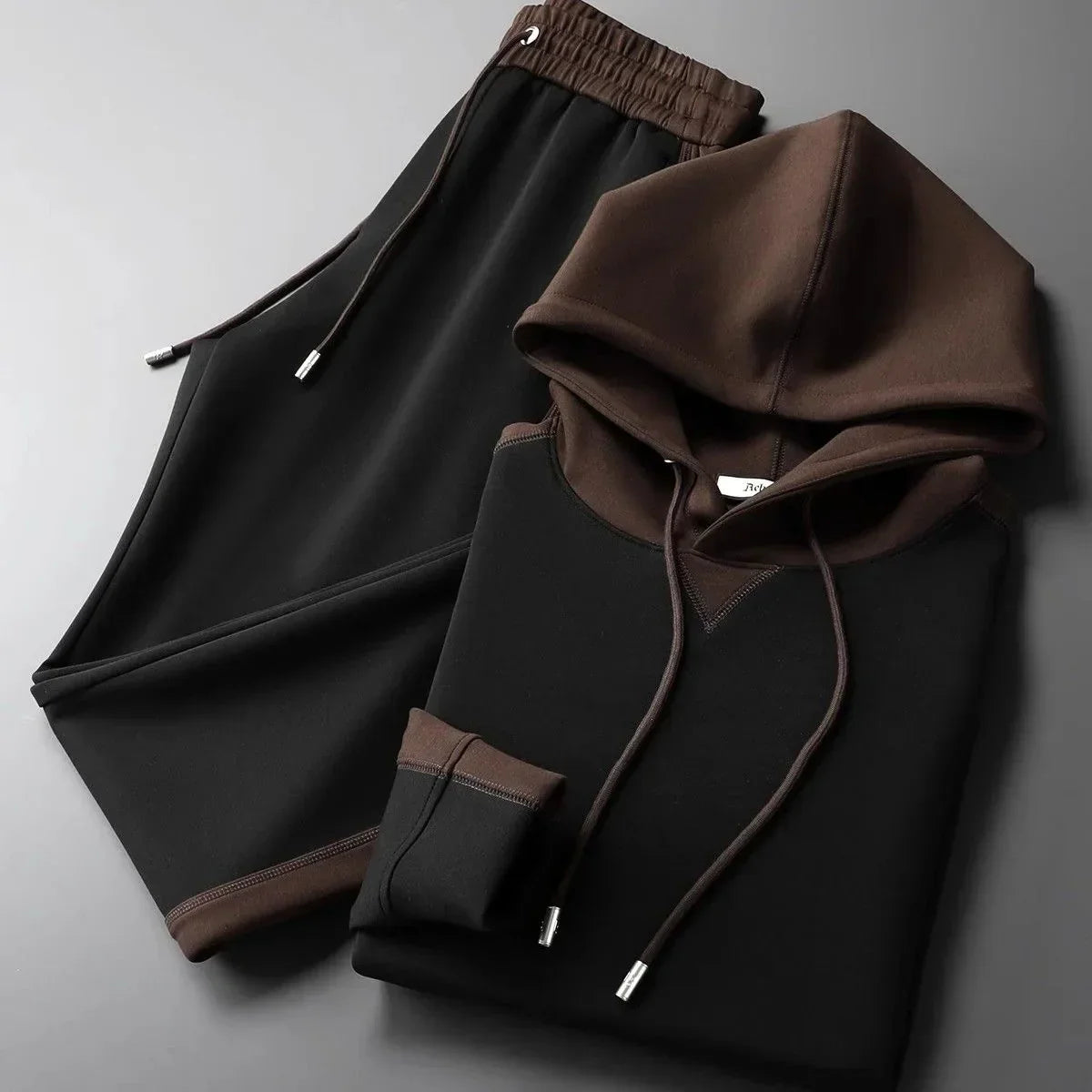 Freddie Two-Piece Set | Colorblock Drawstring Men's Tracksuit