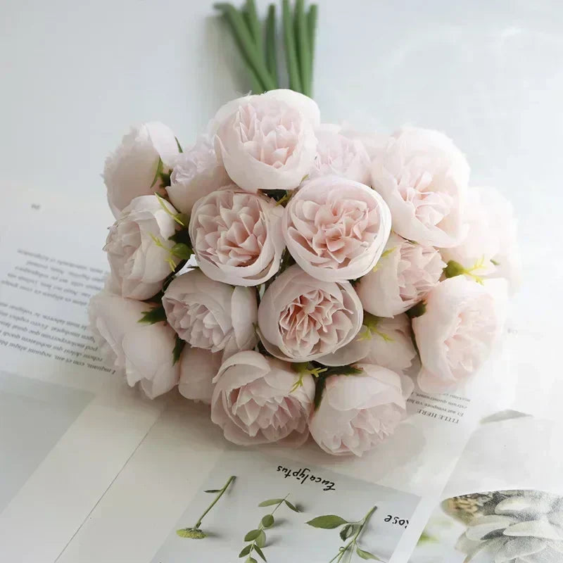 Classic Silk Peony Bouquet