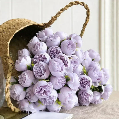 Classic Silk Peony Bouquet