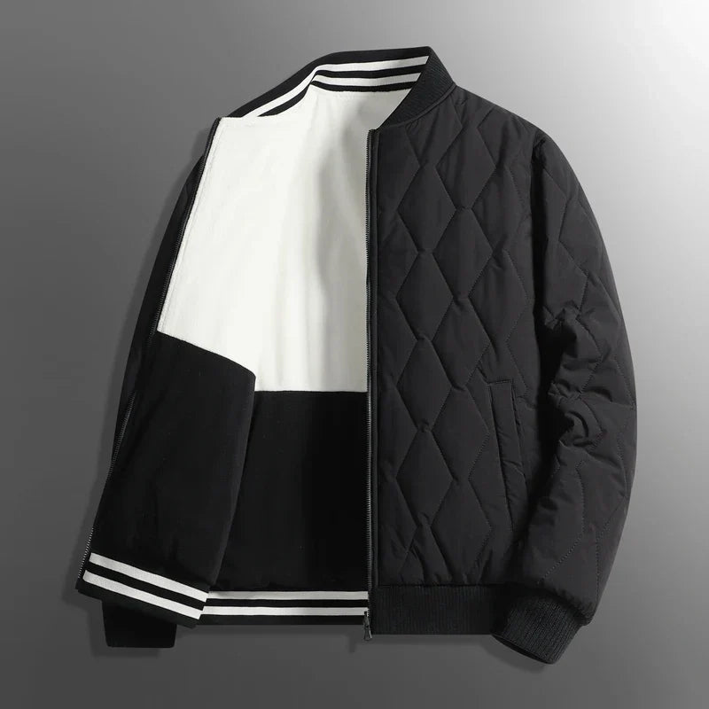 Quilted Varsity Jacket