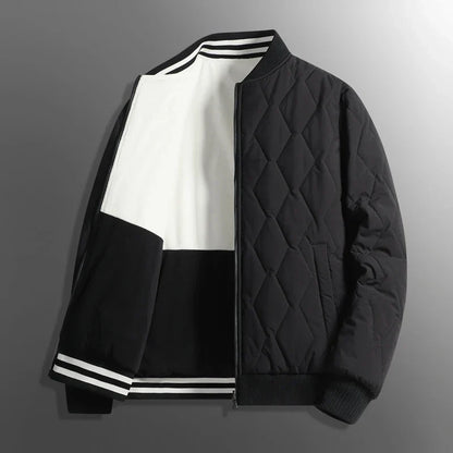 Quilted Varsity Jacket