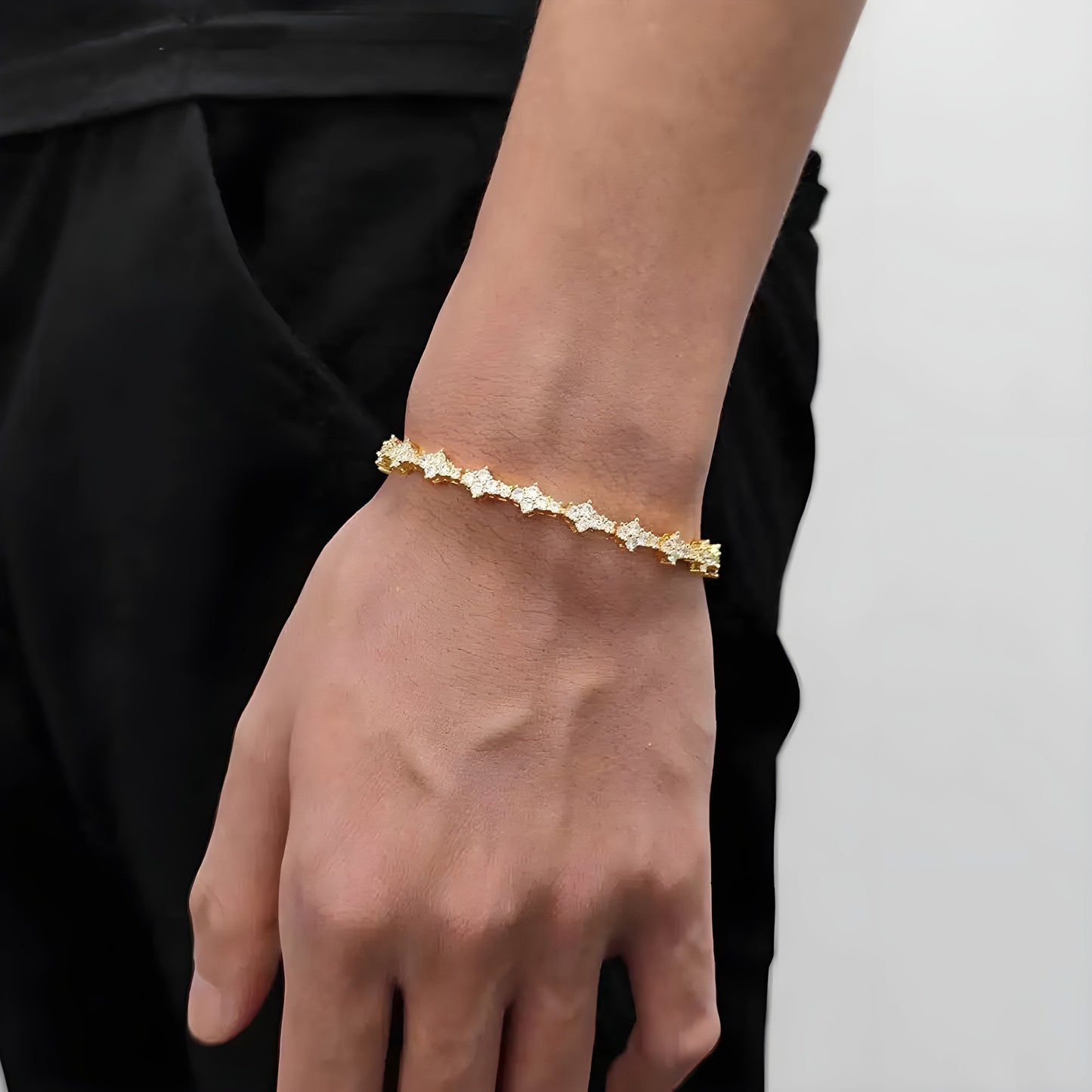 Diamond Petal Bracelet