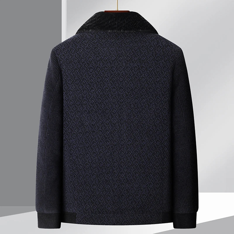 Fur-lined Collar Jacket