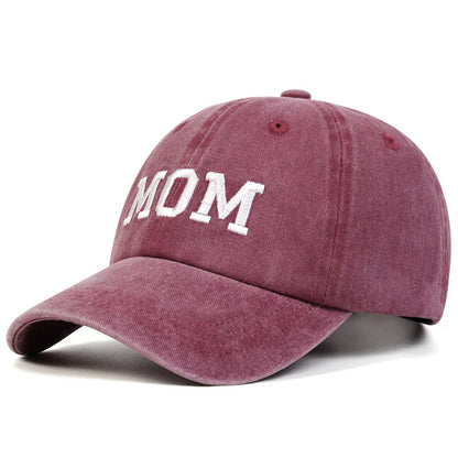 Stone Washed Embroidered, Mom & Dad Hat