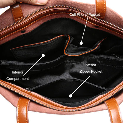 Aubrey Structured Tote Bag | Timeless Italian Craftsmanship in a Minimalist Silhouette