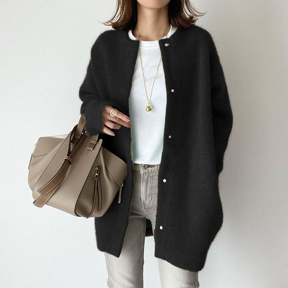 Sofia Coatigan | Relaxed Fit Button Front Coatigan