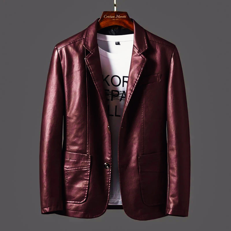 Joshua Regular Fit Blazer | Collared Button Front Blazer