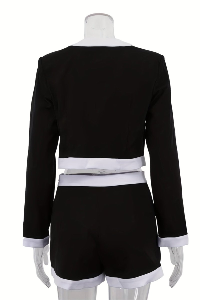 Zeraphine – Contemporary Long-Sleeve Top & Shorts VIP