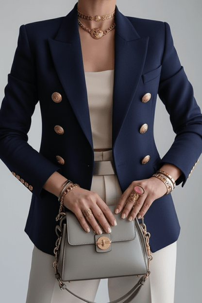 Zola – Sleek Tailored Blazer with Breathable Lining VIP