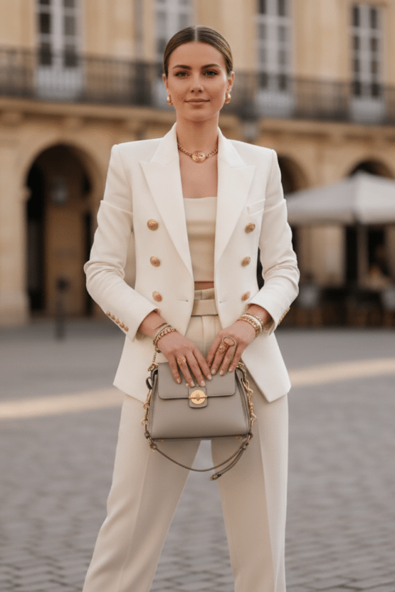 Zola – Sleek Tailored Blazer with Breathable Lining VIP