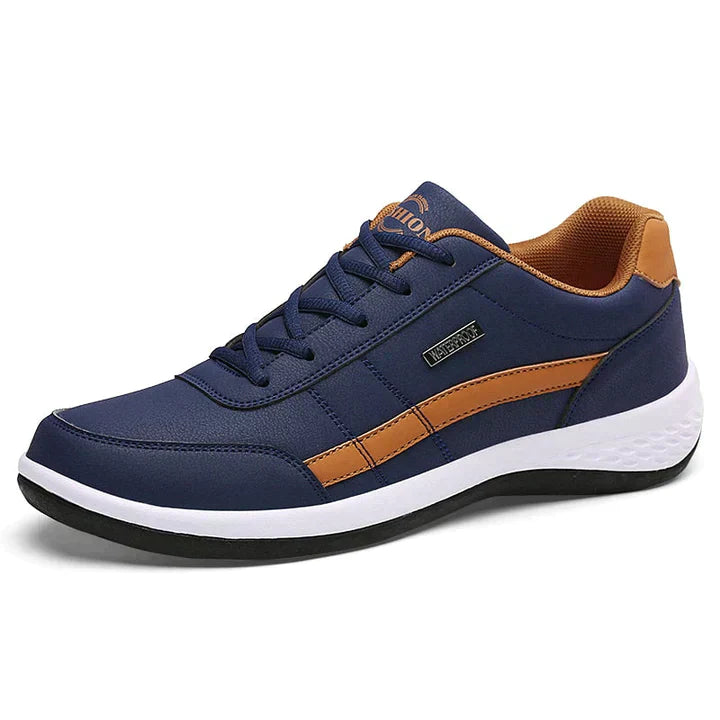 Harry Low-Top Sneakers – Lace-Up Side Stripe Design