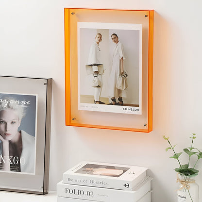 Modern Acrylic Picture Frame With Transparent Design