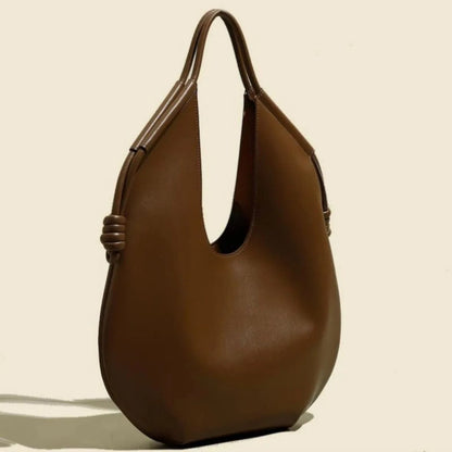 Rosie Slouchy Tote Bag | Knotted Detail Top Handle Tote Bag
