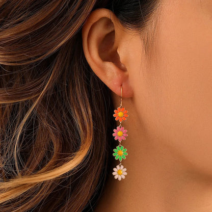Daisy Charm Earrings