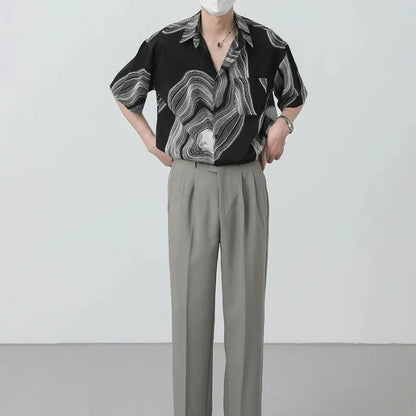 Monochrome Ripple Shirt