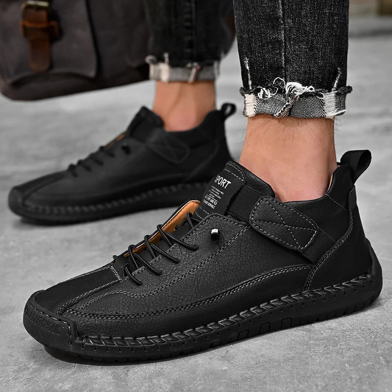 Jack Comfort Fit Casual Shoes | Solid Lace-Up Casual Shoes